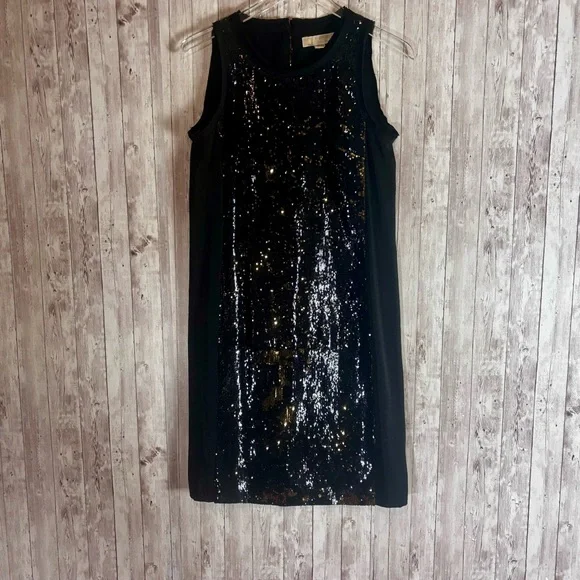 Michael Kors Sequin Contrast Shift Dress - Picture 5 of 5